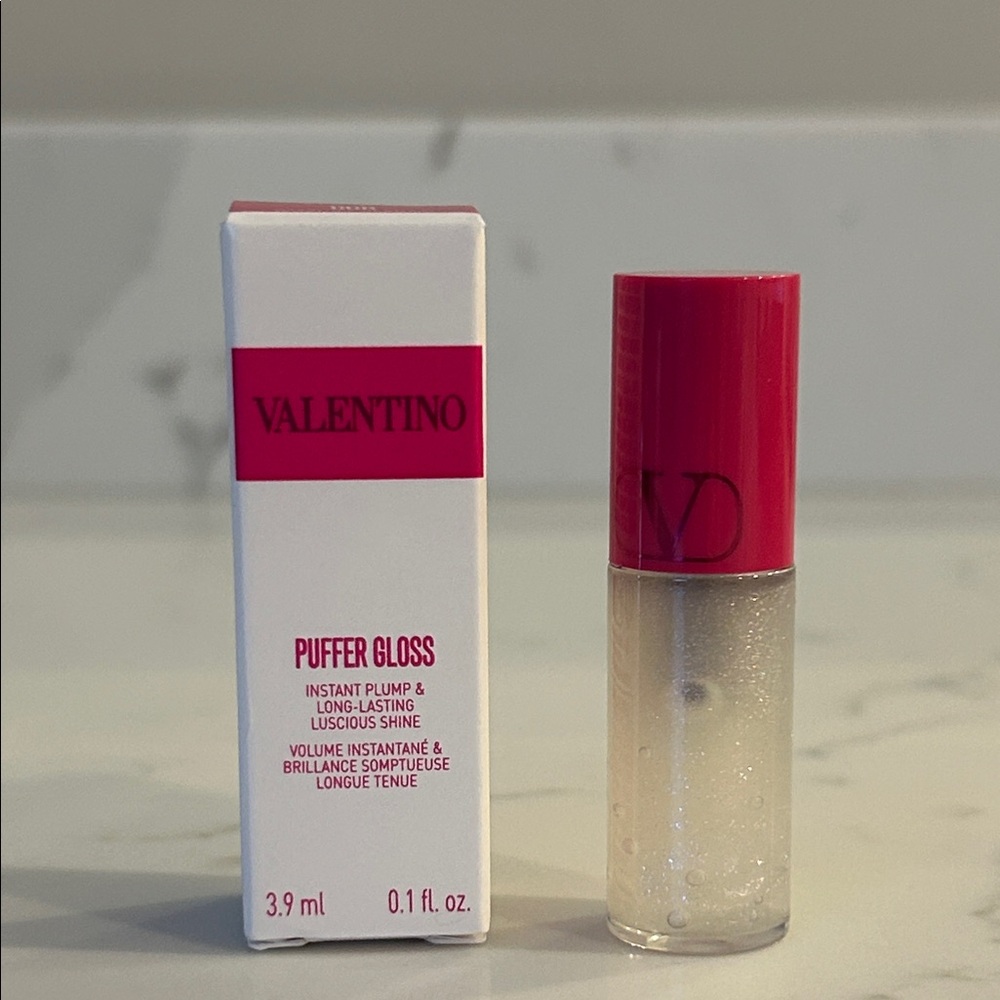 Valentino Puffer Complex Lip Plumper Gloss. 3.9 ml. 00R Dazzling Mermaid. NIB!